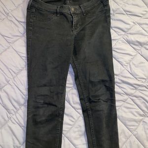 Hollister Low Rise Black Jeans